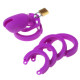 Silicone CB6000s Chastity Devices In Purple