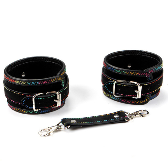 Color Thread Wrist and Ankle Cuffs