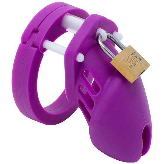 Silicone CB6000s Chastity Devices In Purple