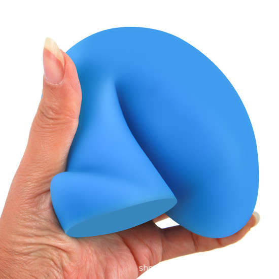 Blue Color Dragon Egg Soft Silicone Butt Plug