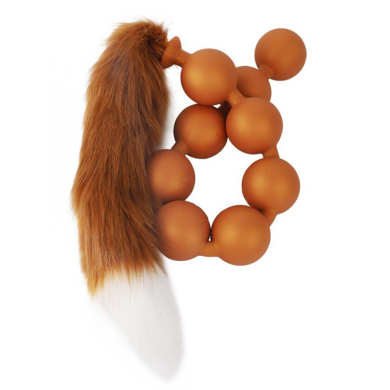 Large Anal Beads-Butt Plug with Tail