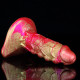 Mixed Colors Wolf Tooth Anus Dildo