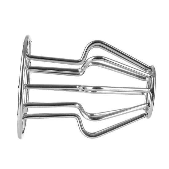 Hollow Flat Head Stainless Steel Anal Plug