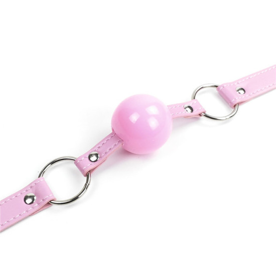 Pink Buckle Mouth Ball Gag