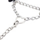 Heart Metal Chain Ring Collar