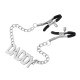 Metal Letter Milk Entrainment Iron Chain - Daddy