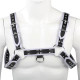 O Ring Leather Male Chest Harness