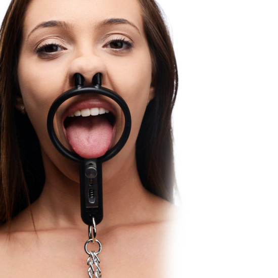 Degraded Mouth Spreader with Nipple Clamps