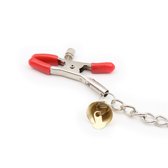Nipple And Clit Clamp With Bell