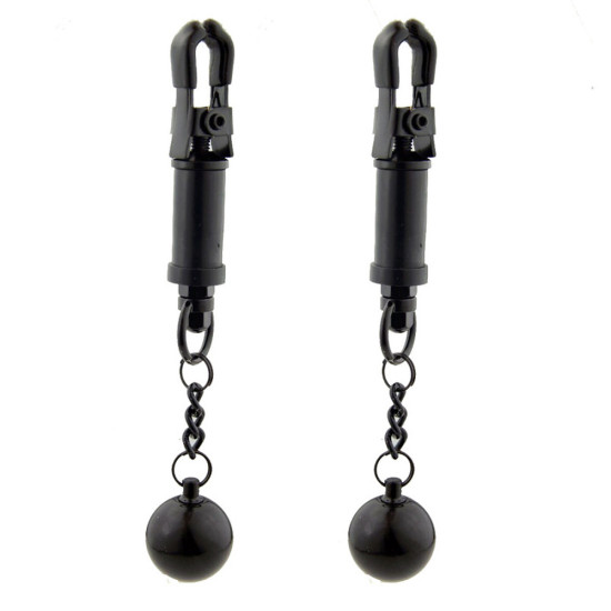 Bomber Nipple Clamps with Ball Weights