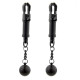 Bomber Nipple Clamps with Ball Weights