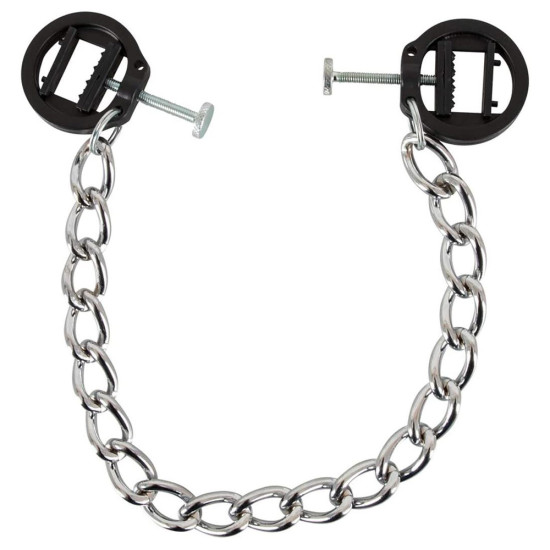 Bad Kitty Nipple Clamps with Chain