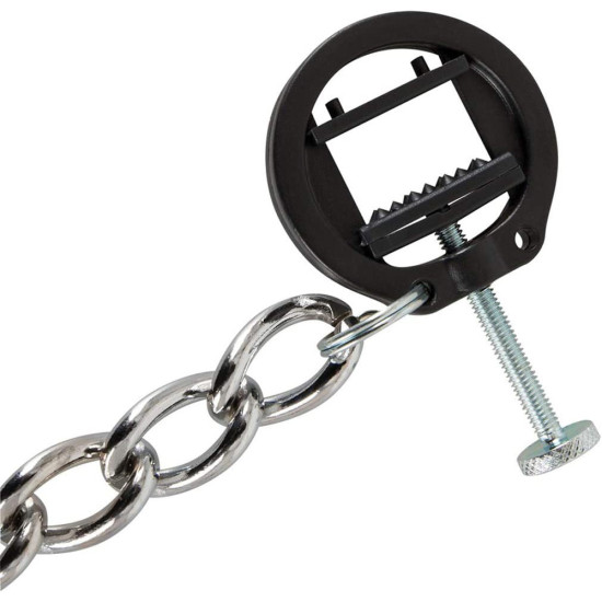 Bad Kitty Nipple Clamps with Chain