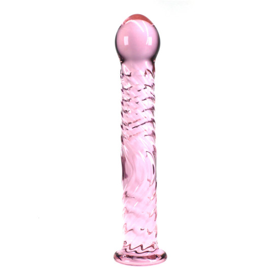 Pink Class Glass Butt Plug