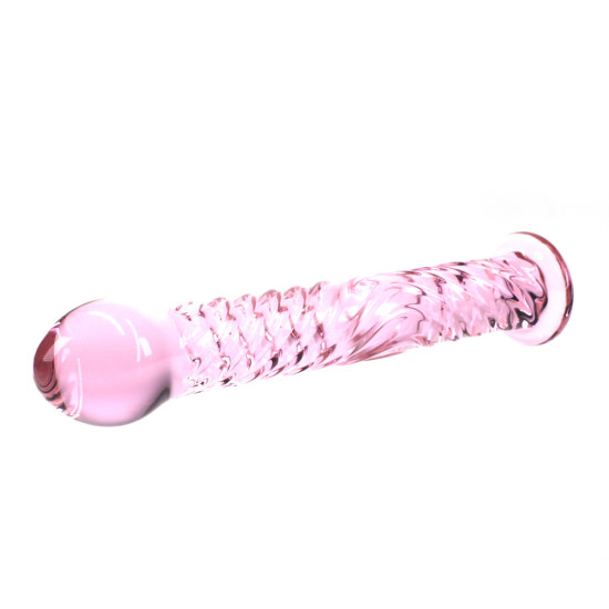 Pink Class Glass Butt Plug