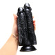 Double Penetrator Suction Cup Dildo 10 Inch