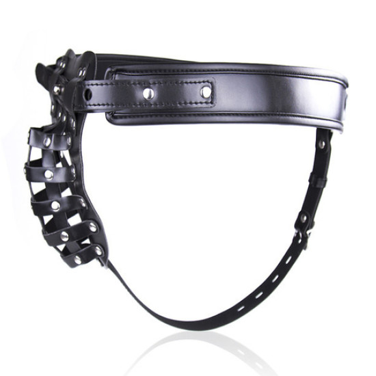 Leather Male Chastity Belt